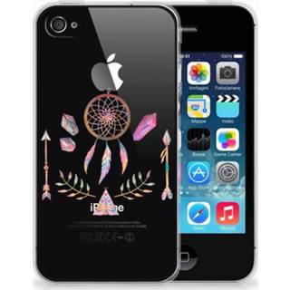 👉 Apple iPhone 4 | 4s Uniek TPU Hoesje Boho Dreamcatcher 8720091306950
