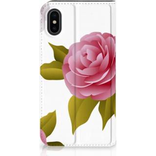 👉 Standcase x XS Apple iPhone | Uniek Hoesje Roses 8720091310728