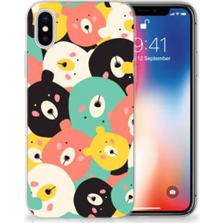 👉 X XS Apple iPhone | Uniek TPU Hoesje Bears 8720091328518