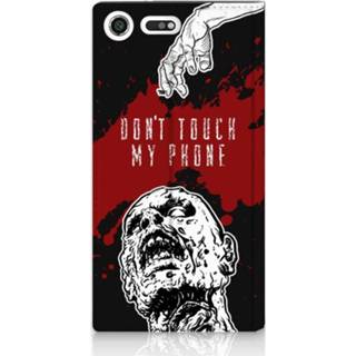 👉 Standcase Sony Xperia XZ1 Compact Hoesje Design Zombie Blood 8720091994836