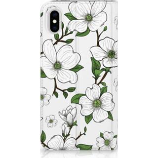 👉 Standcase XS Apple iPhone Max Hoesje Design Dogwood Flowers 8720091338913