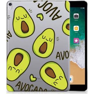 👉 Tablethoes Apple iPad Pro 10.5 Uniek Tablethoesje Avocado Singing 8720091365100
