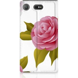 👉 Standcase Sony Xperia XZ1 Compact Uniek Hoesje Roses 8720091392649