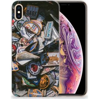 XS Apple iPhone Max Uniek TPU Hoesje Badges 8720091428836