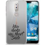 👉 Nokia 7.1 TPU Hoesje Design Heart Smile 8720091437906