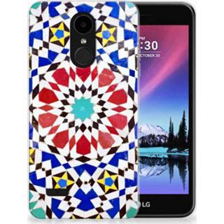 👉 LG K4 (2017) TPU Siliconen Hoesje Mozaïek