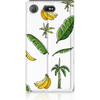 👉 Standcase Sony Xperia XZ1 Compact Hoesje Design Banana Tree 8720091478473