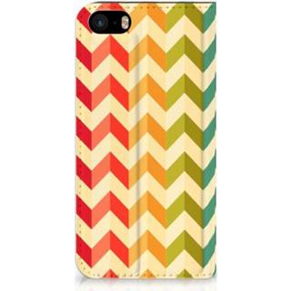 👉 Standcase IPhone SE|5S|5 Uniek Hoesje Zigzag Color 8720091481473