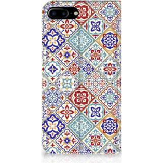 👉 Standcase Apple iPhone 7 Plus | 8 Uniek Hoesje Tiles Color 8720091490932