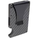 Portemonnee carbon fiber 2019 New Men Card Holder Slim Credit Metal Wallet Anti Scan Function Hold Coins Cash Hot Selling