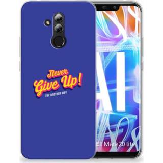 👉 Huawei Mate 20 Lite Uniek TPU Hoesje Never Give Up 8720091505506