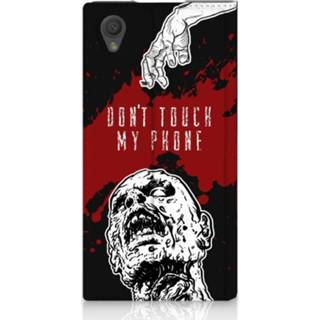 👉 Standcase Sony Xperia L1 Hoesje Design Zombie Blood 8720091525436