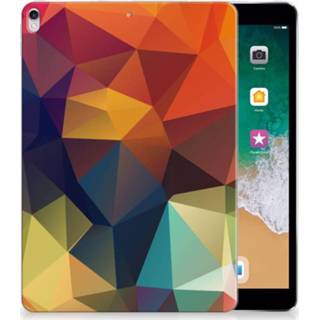 👉 Tablethoes Apple iPad Pro 10.5 Tablethoesje Design Polygon Color 8720091580527