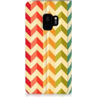 👉 Standcase Samsung Galaxy S9 Uniek Hoesje Zigzag Color 8720091618060