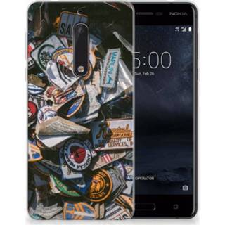 👉 Nokia 5 Uniek TPU Hoesje Badges 8720091684041