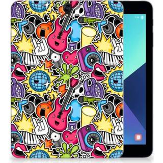 👉 Tablethoes Samsung Galaxy Tab S3 9.7 Uniek Tablethoesje Punk Rock 8720091701151