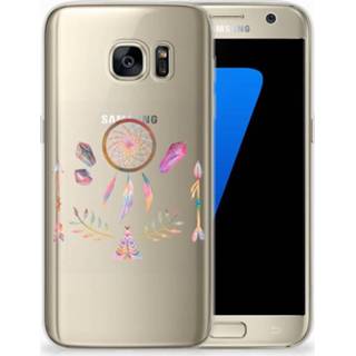 👉 Samsung Galaxy S7 Uniek TPU Hoesje Boho Dreamcatcher 8720091701717