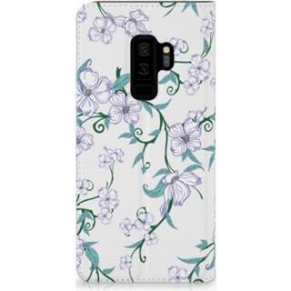 👉 Standcase wit Samsung Galaxy S9 Plus Uniek Hoesje Blossom White 8720091717626
