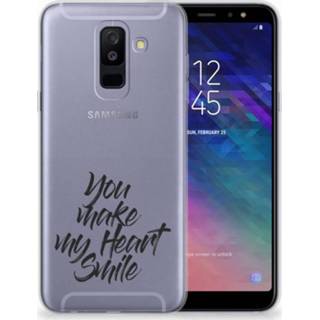 👉 Samsung Galaxy A6 Plus (2018) TPU Hoesje Design Heart Smile 8720091741119