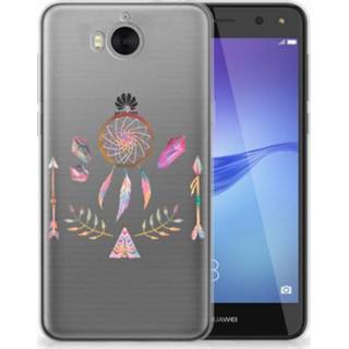 👉 Huawei Y5 2017 | Y6 Uniek TPU Hoesje Boho Dreamcatcher 8720091752405