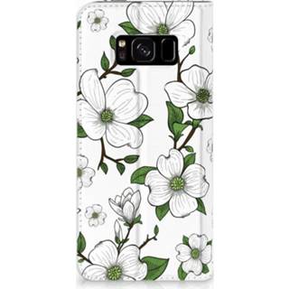 👉 Standcase Samsung Galaxy S8 Hoesje Design Dogwood Flowers 8720091783119