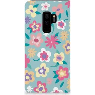 👉 Standcase Samsung Galaxy S9 Plus Hoesje Design Flower Power 8720091793590