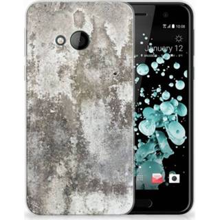 👉 HTC U Play TPU Hoesje Design Beton 8720091806276