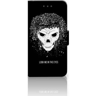 👉 HTC Desire 628 Uniek Boekhoesje Skull Hair 8720091845626