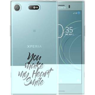 👉 Sony Xperia XZ1 Compact TPU Hoesje Design Heart Smile 8720091932807