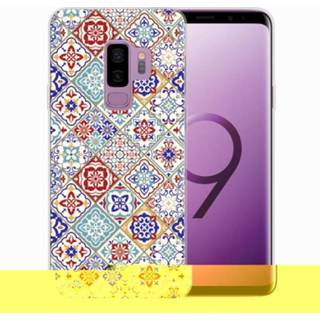 👉 Samsung Galaxy S9 Plus Uniek TPU Hoesje Tiles Color 8720091935884