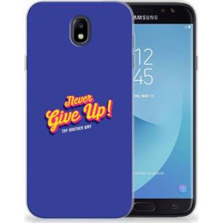 👉 Samsung Galaxy J7 2017 | Pro Uniek TPU Hoesje Never Give Up 8720091939684