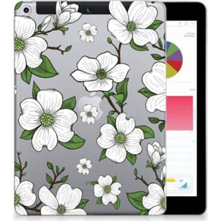 👉 Tablethoes Apple iPad 9.7 2018 | 2017 Tablethoesje Design Dogwood Flowers 8720091952645