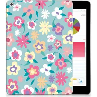 👉 Tablethoes Apple iPad 9.7 2018 | 2017 Tablethoesje Design Flower Power 8720091015548