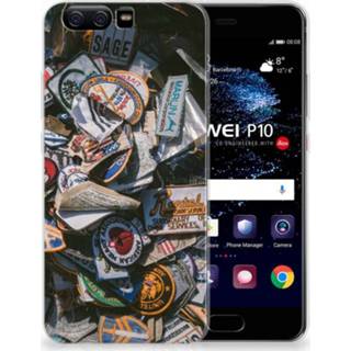 👉 Huawei P10 Uniek TPU Hoesje Badges 8720091023031