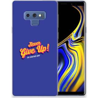 👉 Samsung Galaxy Note 9 Uniek TPU Hoesje Never Give Up 8720091028920