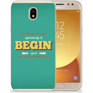 👉 Samsung Galaxy J5 2017 Uniek TPU Hoesje Quote Begin 8720091037588