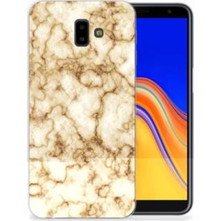 Marmer goud Samsung Galaxy J6 Plus (2018) Uniek TPU Hoesje 8720091043749