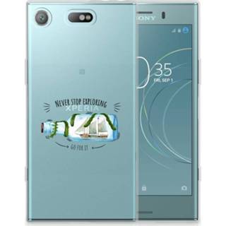 👉 Sony Xperia XZ1 Compact Uniek TPU Hoesje Boho Bottle 8720091958333