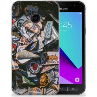 👉 Samsung Galaxy Xcover 4 Uniek TPU Hoesje Badges 8720091989221