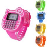 👉 Watch silicone kinderen New Children's Watches Digital Date Multi-Purpose Kids Clock Calculator Wrist