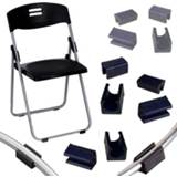 Plastic steel 4pcs/lot Office chair leg pads Covers Bumper Damper stool foot Anti-front tilting u-type tube mat 22mm pipe clamp