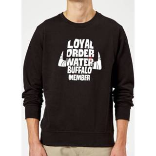 👉 The Flintstones Loyal Order Of Water Buffalo Member Sweatshirt - Black - 5XL - Zwart