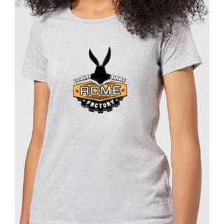 👉 Looney Tunes ACME Logo Women's T-Shirt - Grey - 5XL - Grijs