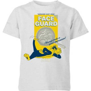 👉 Looney Tunes ACME Face Guard Kids' T-Shirt - Grey - 11-12 Years - Grijs