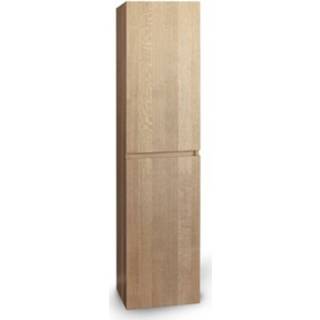 👉 Grijs active Looox Wooden Cabinet 30x40x170 cm Old Grey 8719244573295