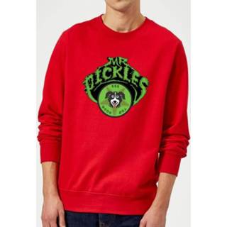 👉 DC Flash Knit Christmas Sweatshirt - Red - XXL - Rood