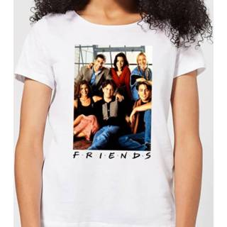 👉 Friends Group Photo Women's T-Shirt - White - S - Wit