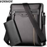 👉 Messenger bag leather PU mannen Man VORMOR Brand Shoulder Crossbody Bags Male iPad Business Briefcase For Men