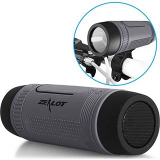 👉 Bluetooth speaker grijs Zealot S1 6-in-1 Multifunctionele - Donkergrijs 5712580004624