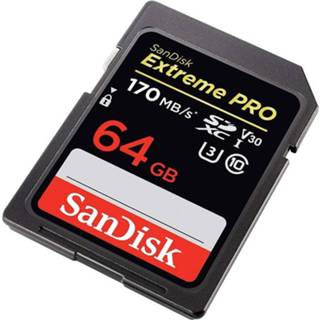 👉 Geheugenkaart SanDisk Extreme Pro SDXC - SDSDXXY-064G-GN4IN 64GB